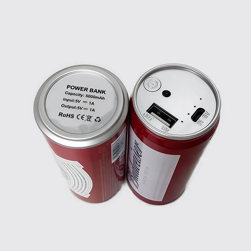5000mAh Beer Can Style Power Bank Specs