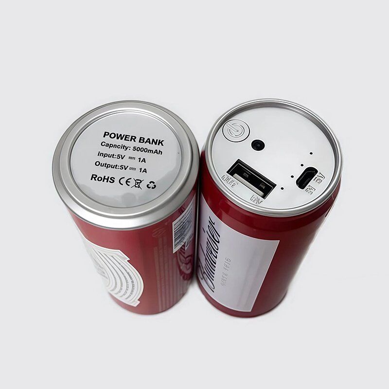 5000mAh Beer Can Style Power Bank Specs