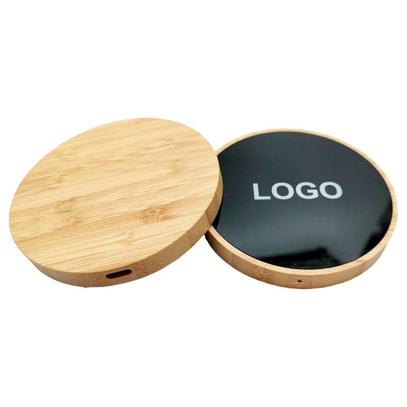 Circular Wireless Charger with Illuminated Logo