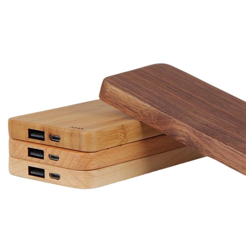 Wooden Slim Power Bank