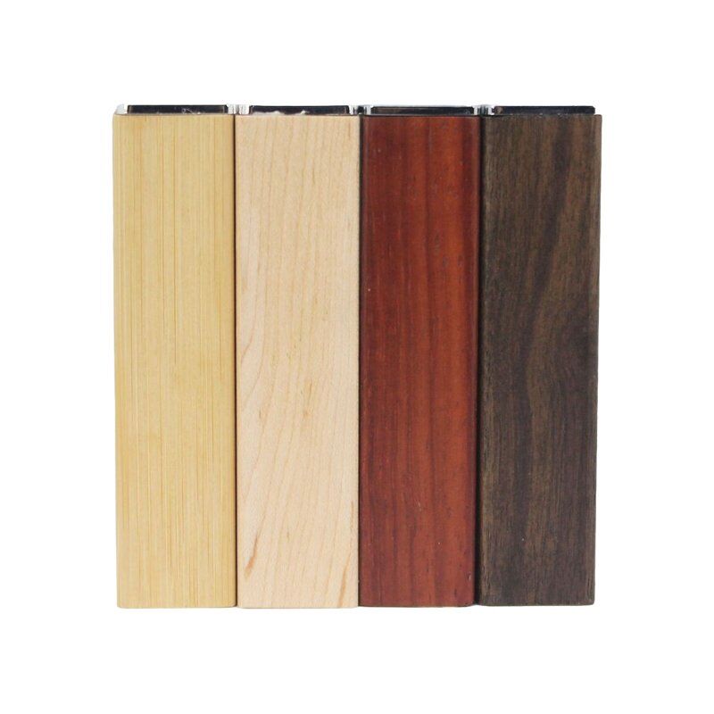 Wooden Square-Tube Power Bank