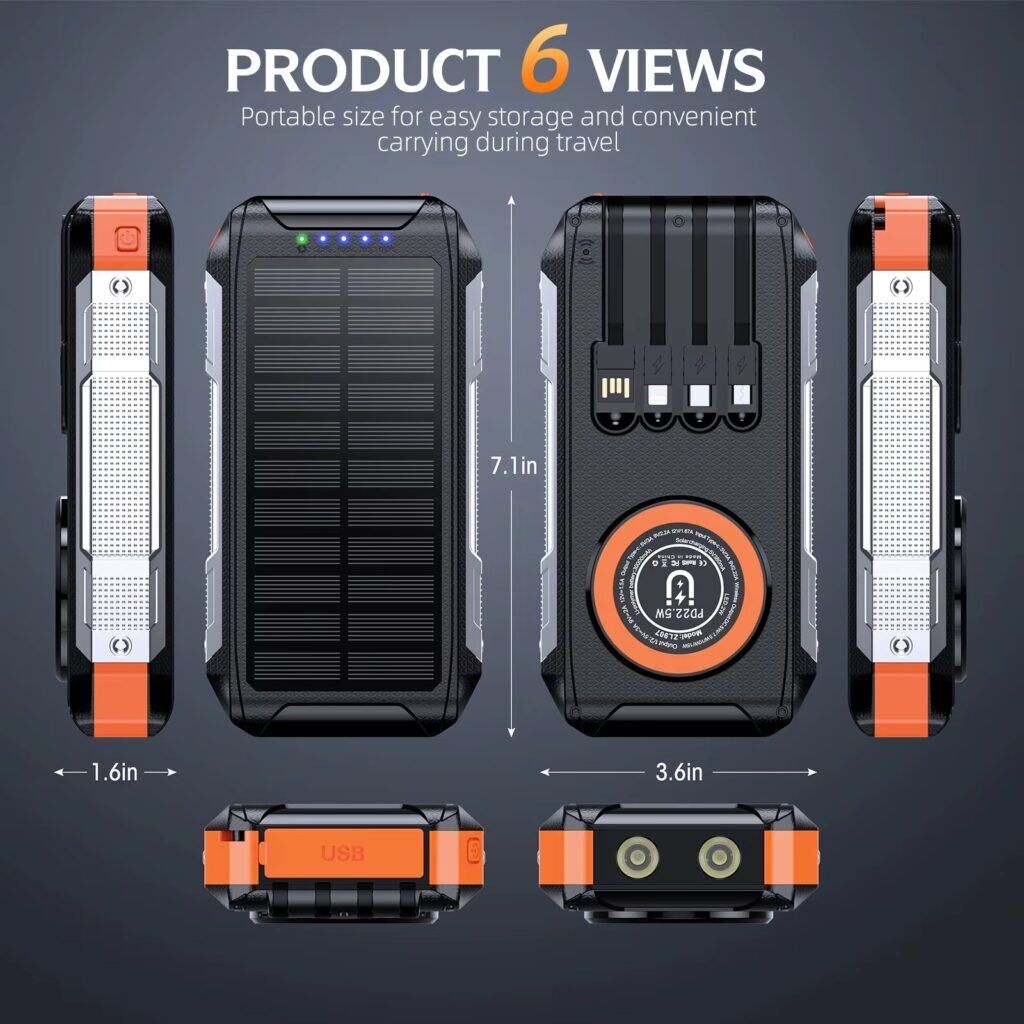 solar power bank for cell phone