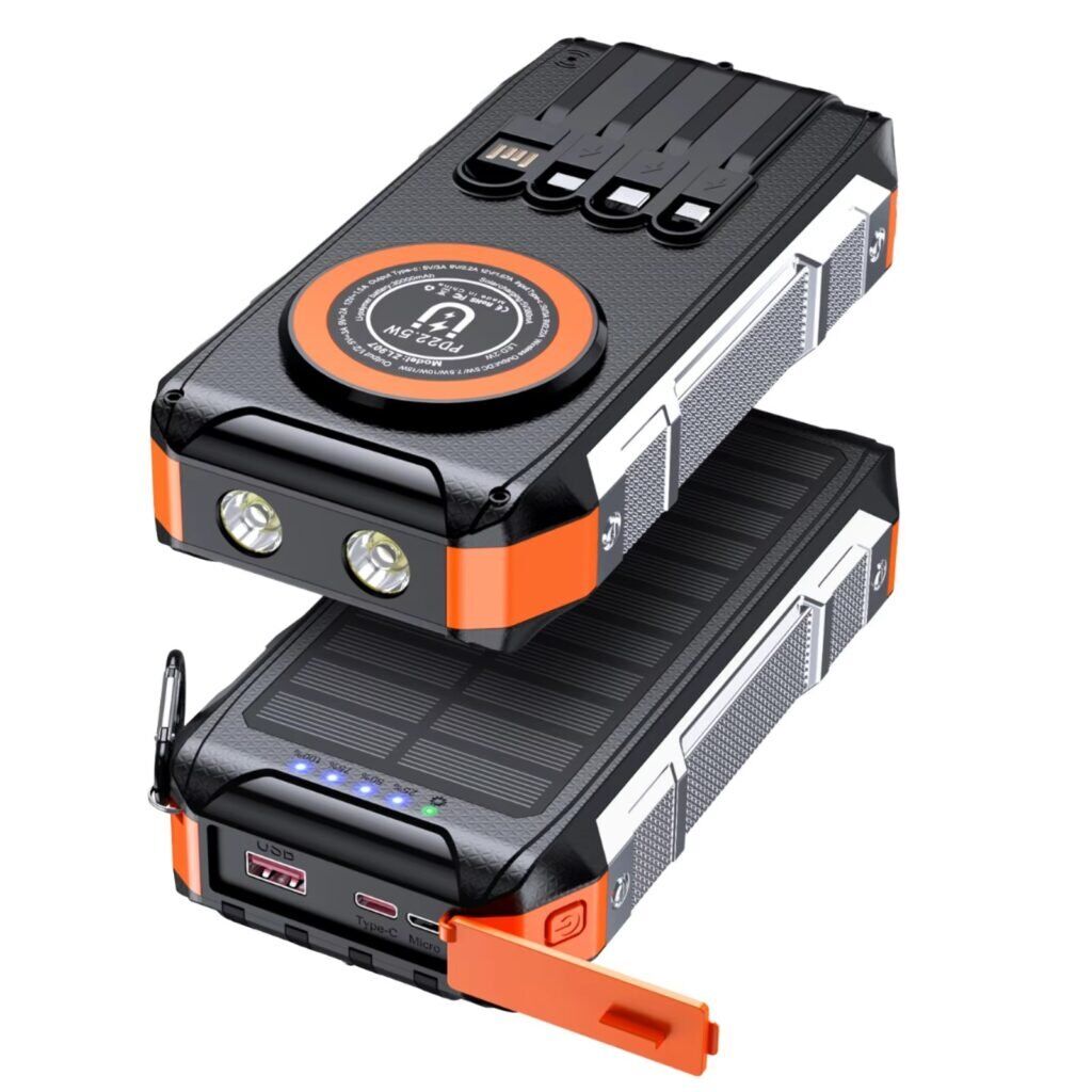 solar powered usb power bank