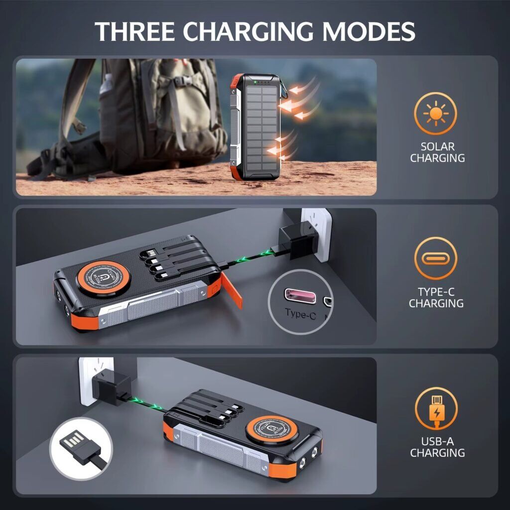 solar powered wireless charger