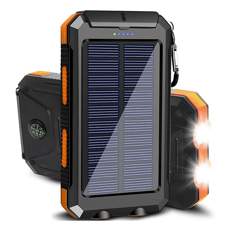 Popular Waterproof Solar Power Bank 20000Mah Outdoor