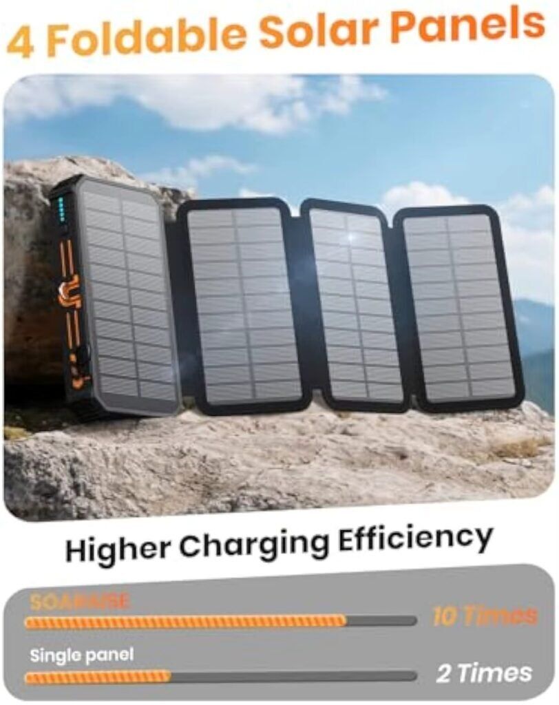 camping power bank solar
