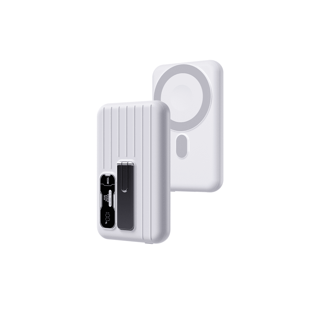 CHA-01 Front & Back Views of Portable Wireless Charger