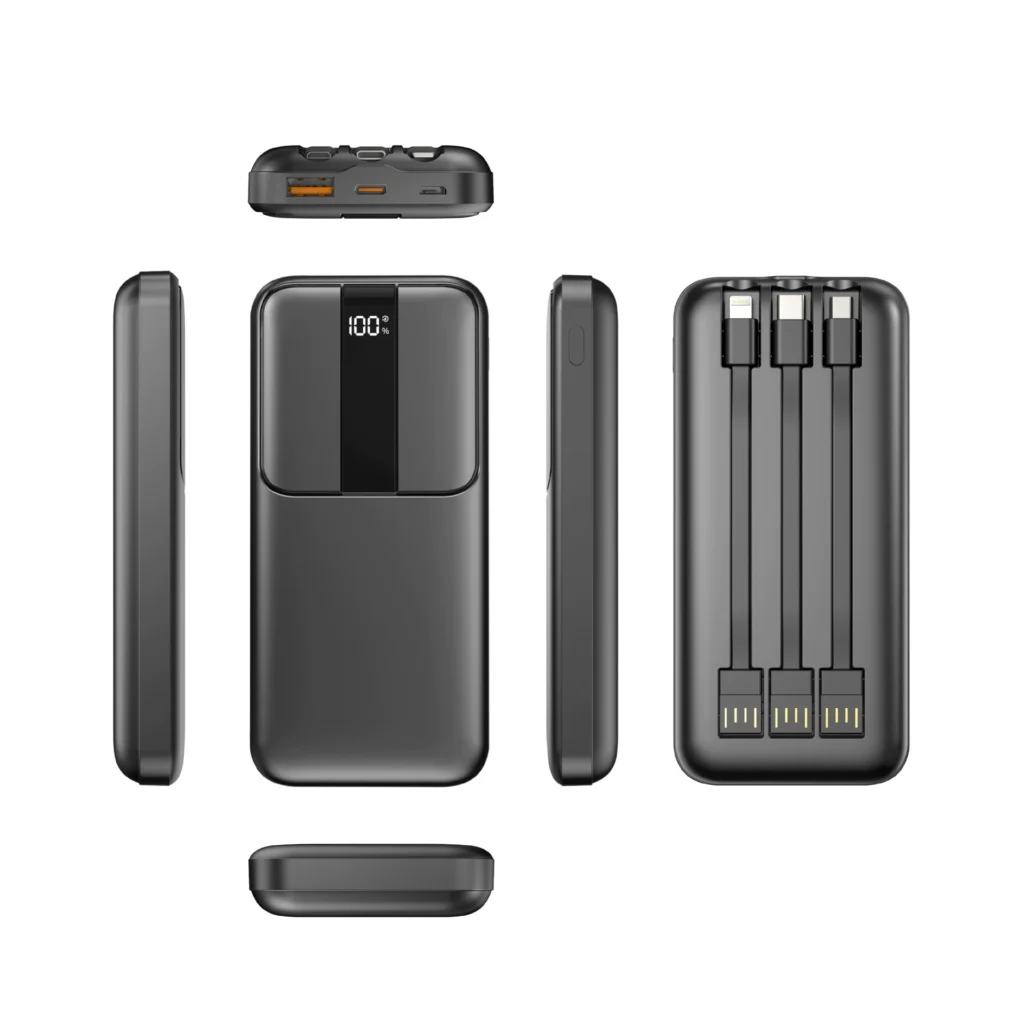PD22.5W Ultra Slim 10000mAh Power Bank With Cable YSK10
